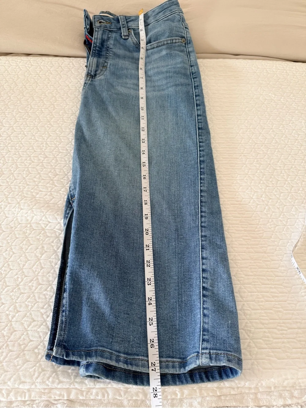 Lucky Brand Midi Jean Skirt